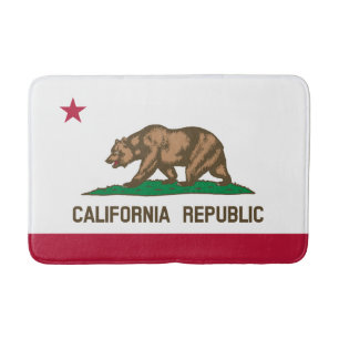 Tapis De Bain Drapeau de Californie, drapeau de Californie, tapi