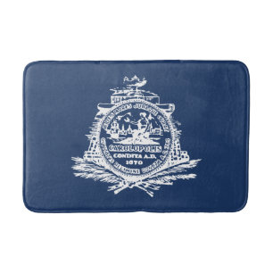 Tapis De Bain Drapeau de Charleston, Mat de bain de Caroline du