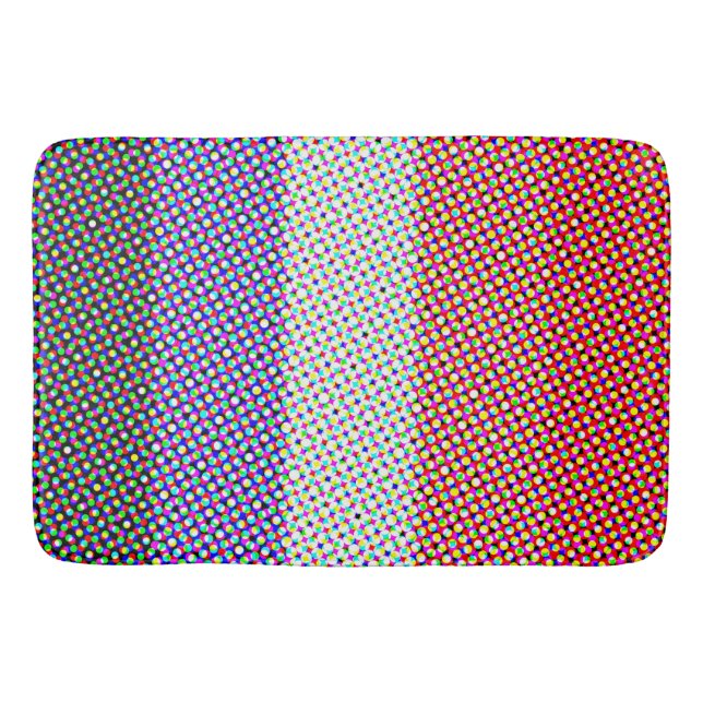 Tapis De Bain Drapeau de fierté Cupioromantique Abstrait Tripant (Devant)
