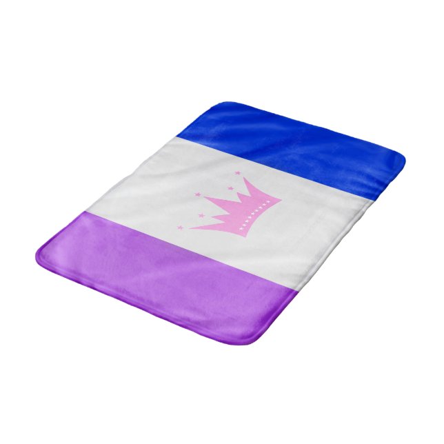 Tapis De Bain Drapeau de fierté de la culture drag de SlipperyJo (Angle)