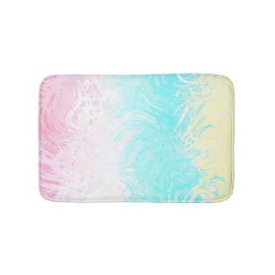 Tapis De Bain Drapeau de fierté Genderflux Abstrait Bohème Tourb