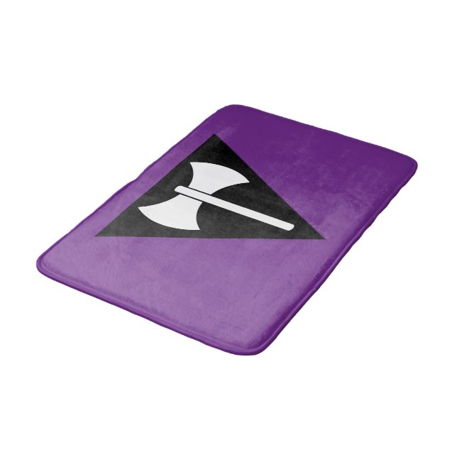 Tapis De Bain Drapeau de fierté lesbienne SlipperyJoe puissant s (Angle)