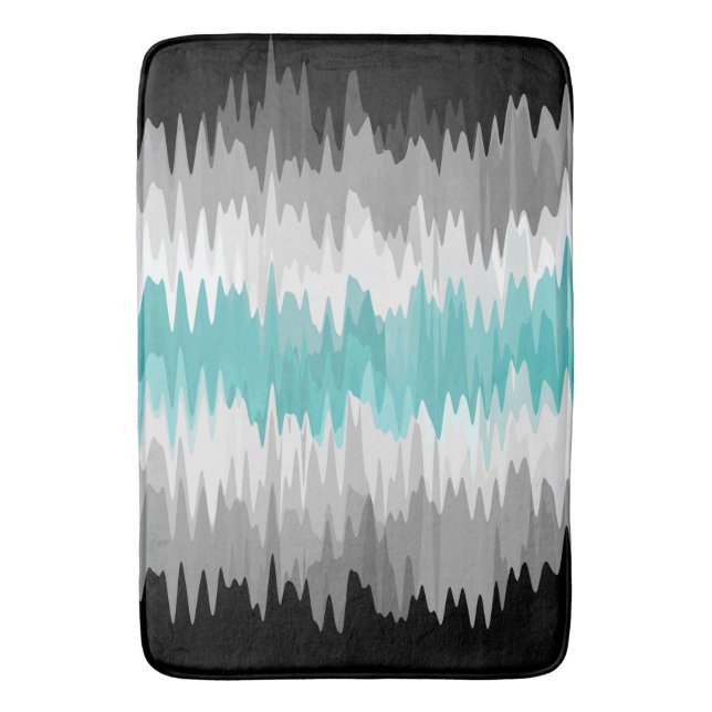 Tapis De Bain Drapeau de fierté Libramasculin Bohème Funky Ondul (devant Vertical)