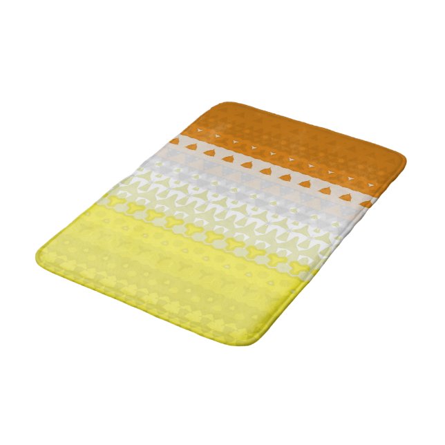Tapis De Bain Drapeau de fierté Maverique abstrait funky géométr (Angle)