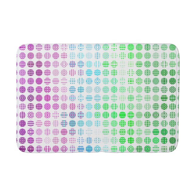 Tapis De Bain Drapeau de fierté Toric abstrait boho éclectique G (Devant)