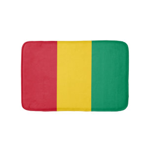 Tapis De Bain Drapeau de Guinée