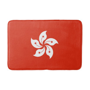 Tapis De Bain Drapeau de Hong Kong