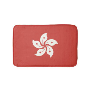 Tapis De Bain Drapeau de Hong Kong
