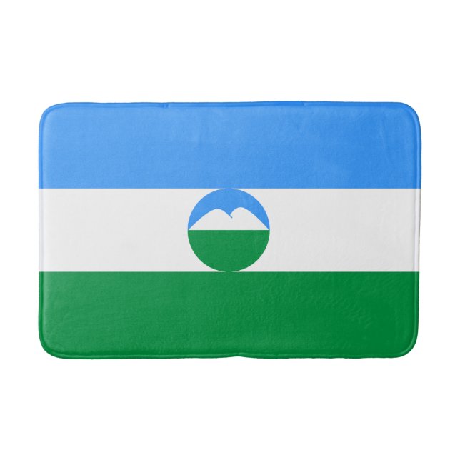 Tapis De Bain Drapeau de Kabardino-Balkarie (Devant)