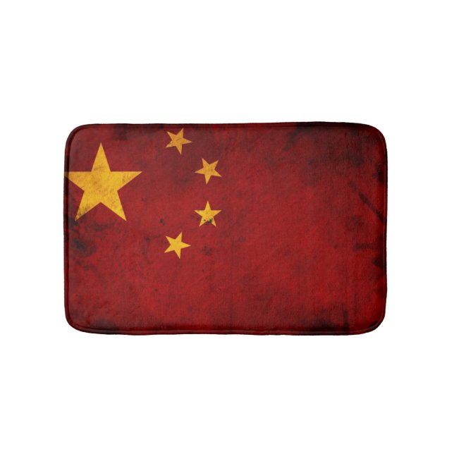 Tapis De Bain Drapeau de la Chine (Devant)