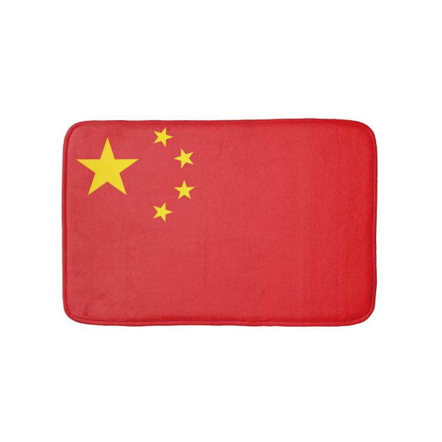 Tapis De Bain Drapeau de la Chine (Devant)
