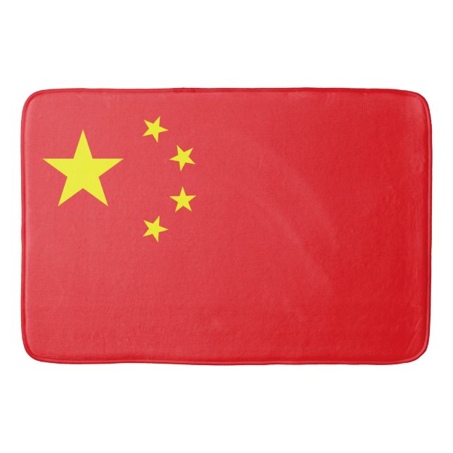 Tapis De Bain Drapeau de la Chine (Devant)