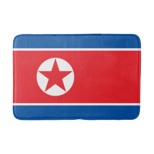 Tapis De Bain Drapeau de la Corée du Nord
