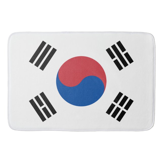 Tapis De Bain Drapeau de la Corée du Sud (ROK) (Devant)