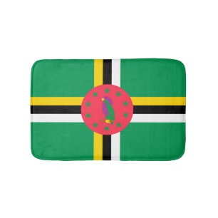 Tapis De Bain Drapeau de la Dominique