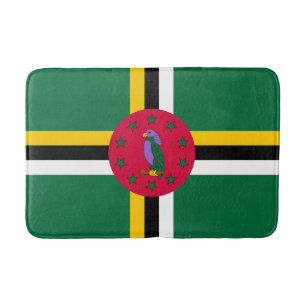 Tapis De Bain Drapeau de la Dominique