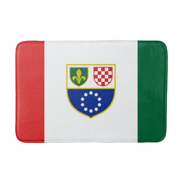 Tapis De Bain Drapeau de la Fédération de Bosnie-Herzégovine (Devant)