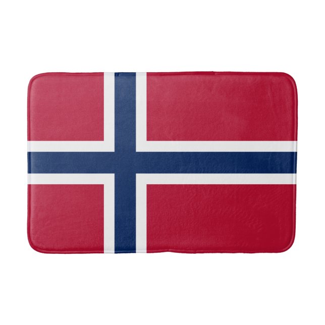 Tapis De Bain Drapeau de la Norvège (Devant)