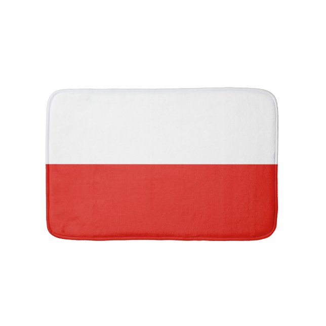 Tapis De Bain Drapeau de la Pologne (Devant)