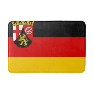 Tapis De Bain Drapeau de la Rhénanie-Palatinat Mat de salle de b