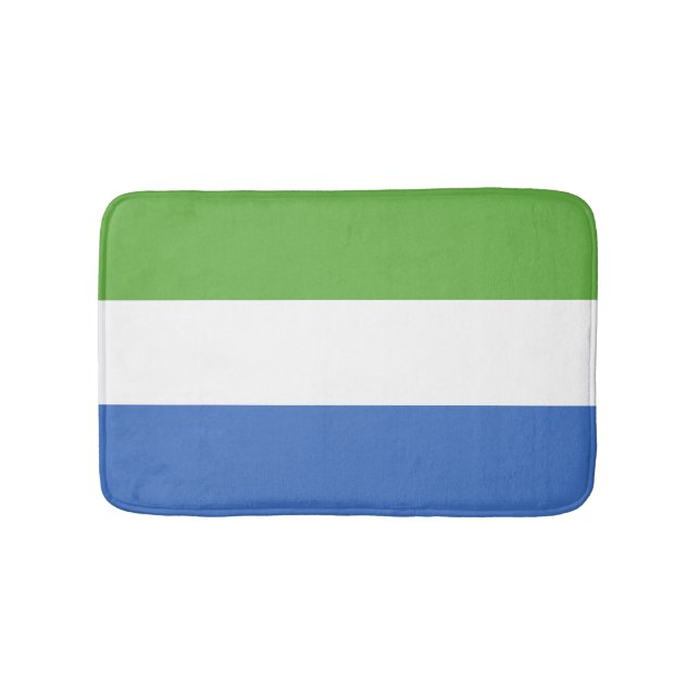 Tapis De Bain drapeau de la Sierra Leone (Devant)