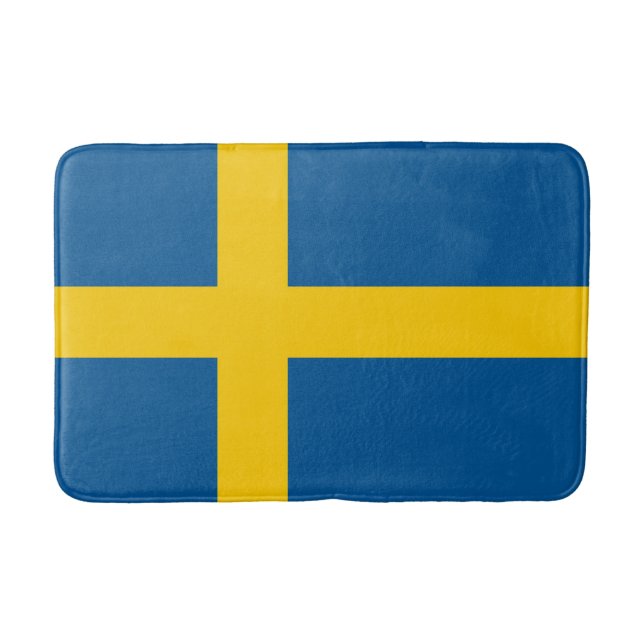 Tapis De Bain Drapeau de la Suède (Devant)