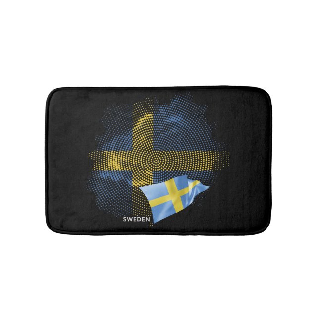 Tapis De Bain drapeau de la Suède (Devant)