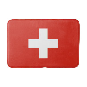 Tapis De Bain Drapeau de la Suisse