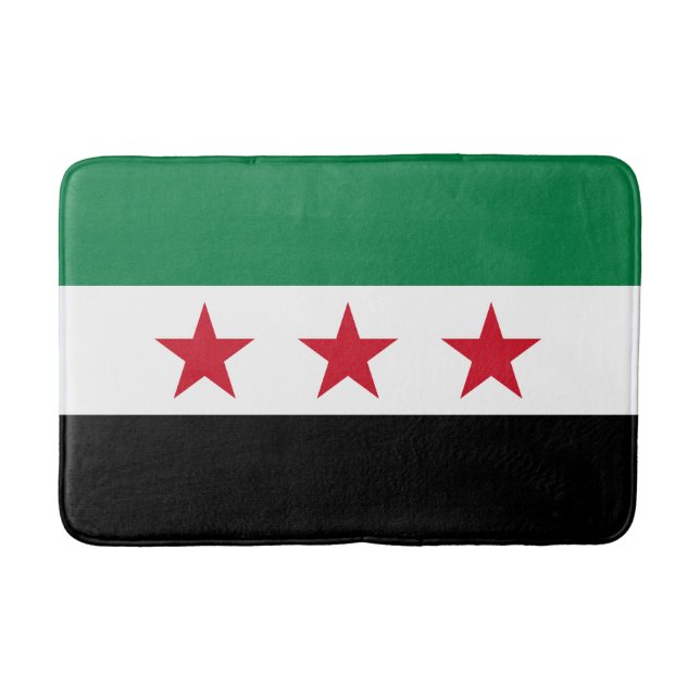 Tapis De Bain Drapeau de la Syrie (Devant)