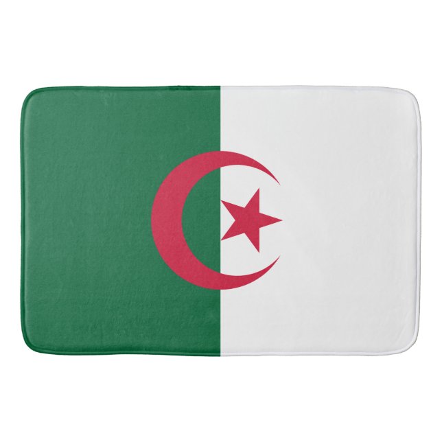 Tapis De Bain Drapeau de l'Algérie (Devant)