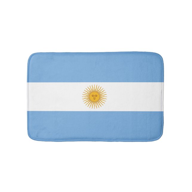 Tapis De Bain Drapeau de l'Argentine (Devant)