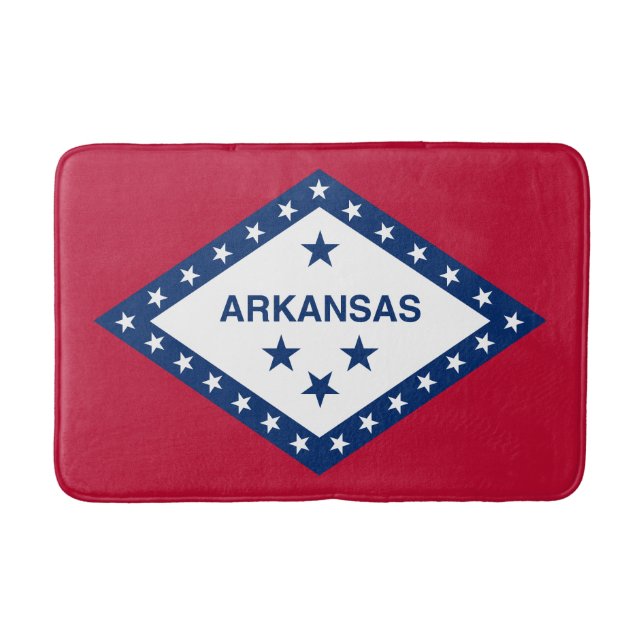 Tapis De Bain Drapeau de l'Arkansas (Devant)