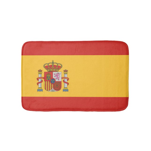 Tapis De Bain Drapeau de l'Espagne (Devant)