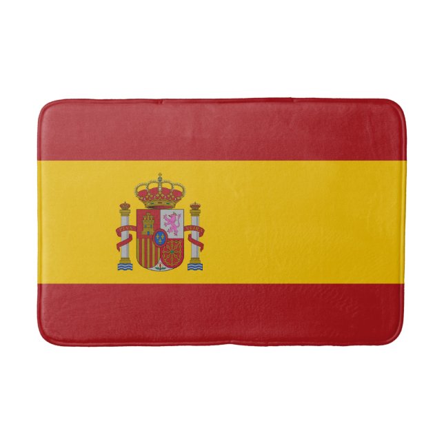 Tapis De Bain Drapeau de l'Espagne (Devant)