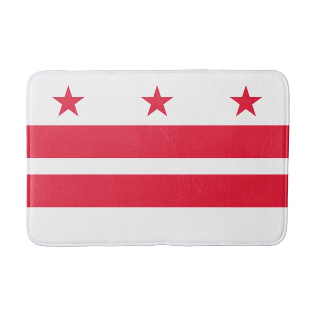 Tapis De Bain Drapeau de l'État de Washington DC (Devant)