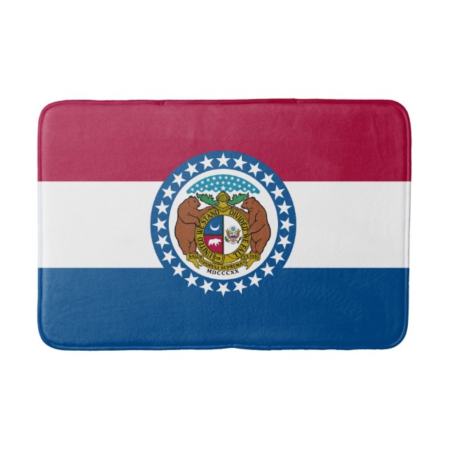 Tapis De Bain Drapeau de l'État du Missouri (Devant)