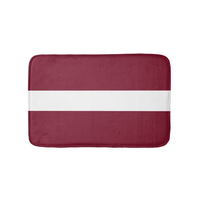 Tapis De Bain Drapeau de Lettonie (Devant)
