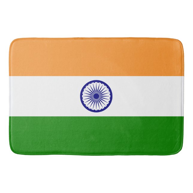 Tapis De Bain Drapeau de l'Inde (Devant)