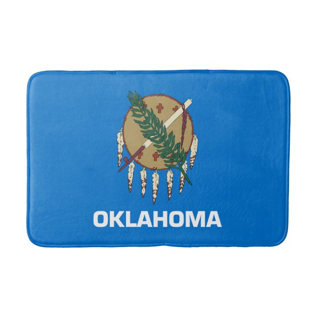 Tapis De Bain Drapeau de l'Oklahoma (Devant)