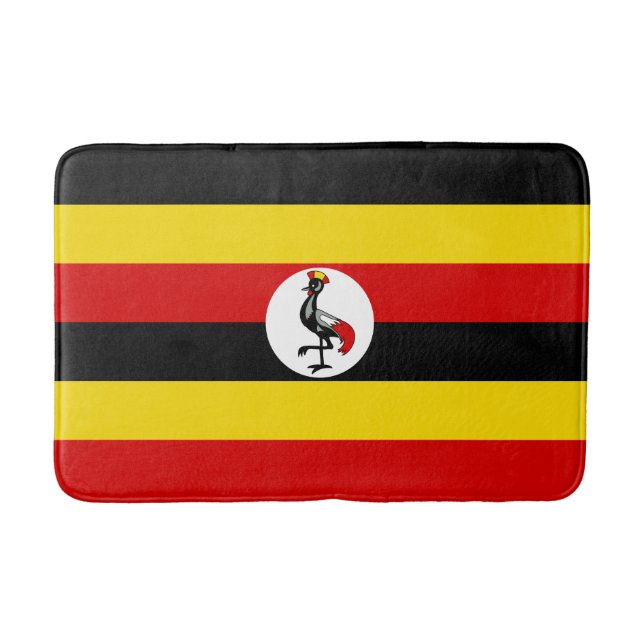 Tapis De Bain Drapeau de l'Ouganda (Devant)