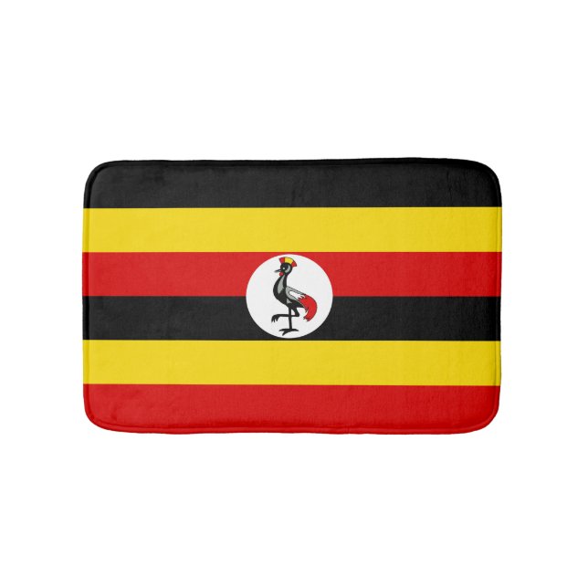 Tapis De Bain Drapeau de l'Ouganda (Devant)