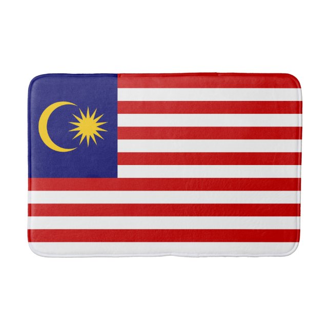 Tapis De Bain Drapeau de Malaisie (Devant)