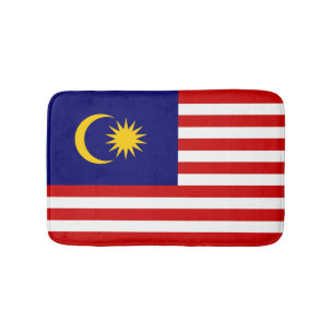 Tapis De Bain Drapeau de Malaisie
