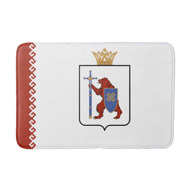 Tapis De Bain Drapeau de Mari El (Devant)