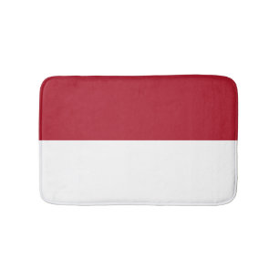 Tapis De Bain Drapeau de Monaco