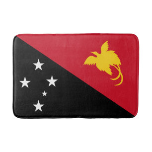 Tapis De Bain Drapeau de Papouasie-Nouvelle-Guinée