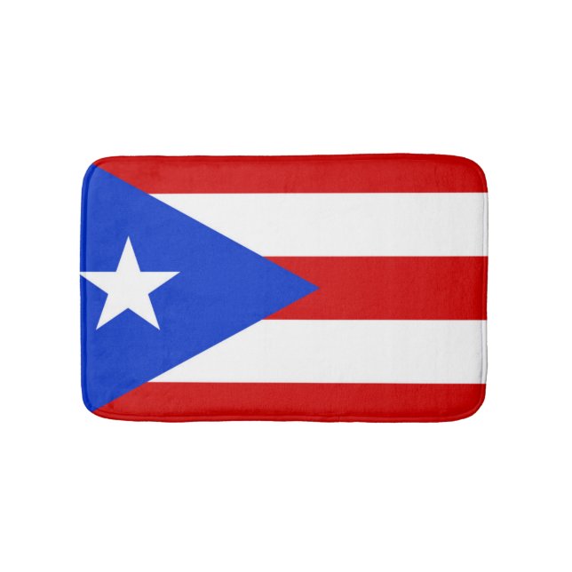 Tapis De Bain Drapeau de Porto Rico (Devant)