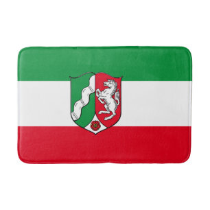 Tapis De Bain Drapeau de Rhénanie du Nord Westphalie Mat de sall