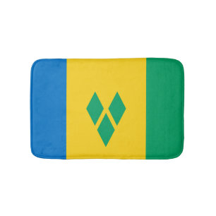 Tapis De Bain Drapeau de Vincentian de saint