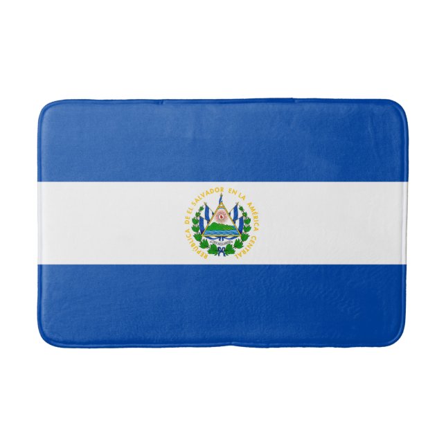 Tapis De Bain Drapeau d'El Salvador (Devant)